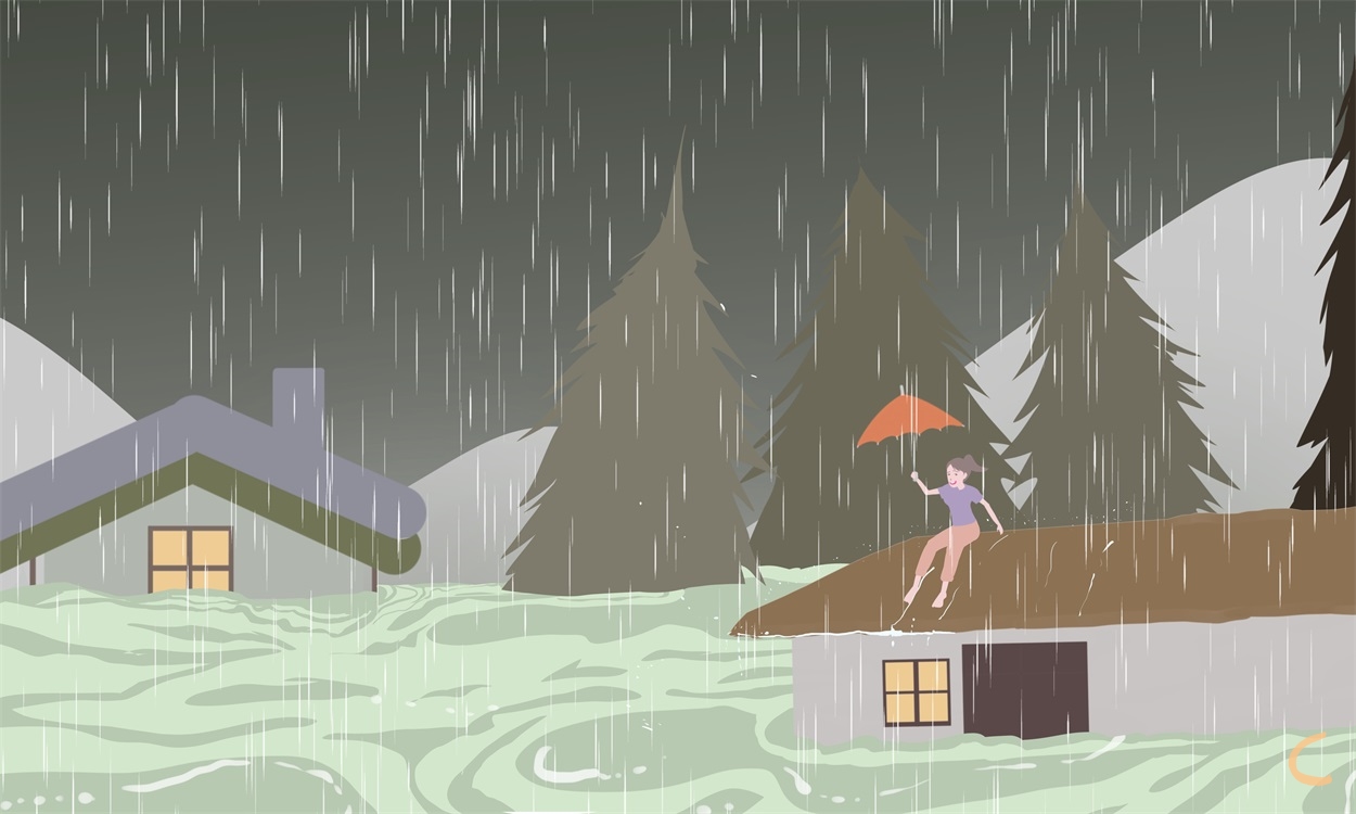 摘抄关于下雨的好句好段素材内容