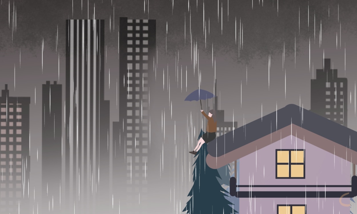 有关雨主题作文