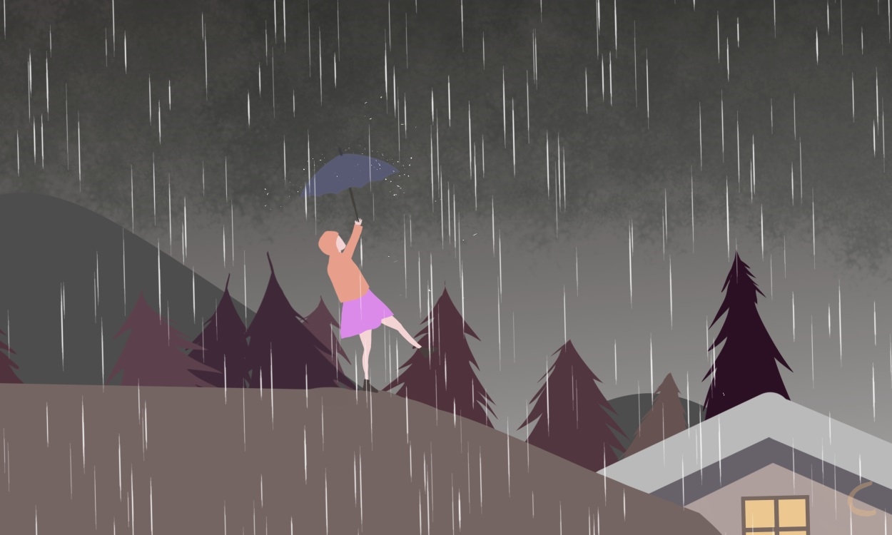 抖音很火的下雨说说句子