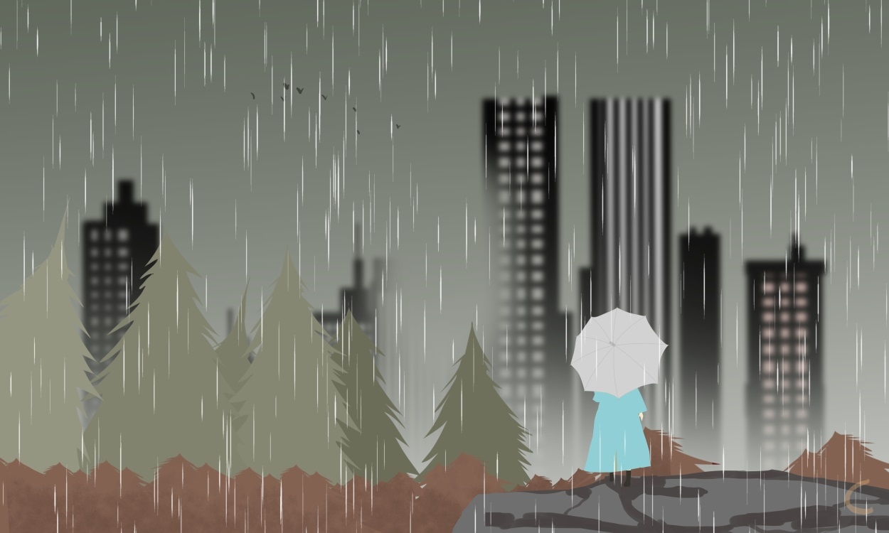 下雨天走心文案感言