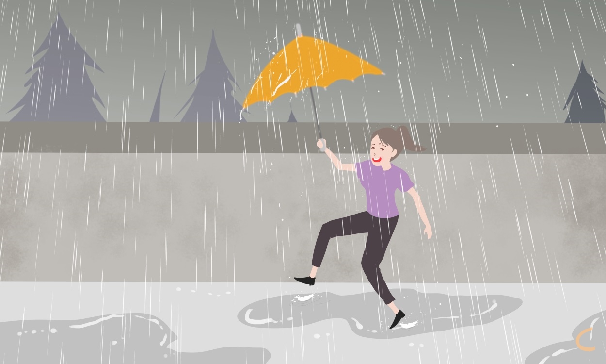关于下雨经典语录句子文案
