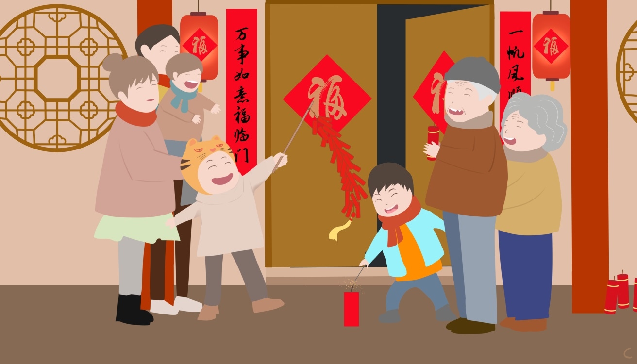 除夕夜温馨祝福语2024